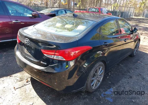 2013 Hyundai Elantra Limited z USA, uszkodzony, nr VIN KMHDH4AEXDU670970